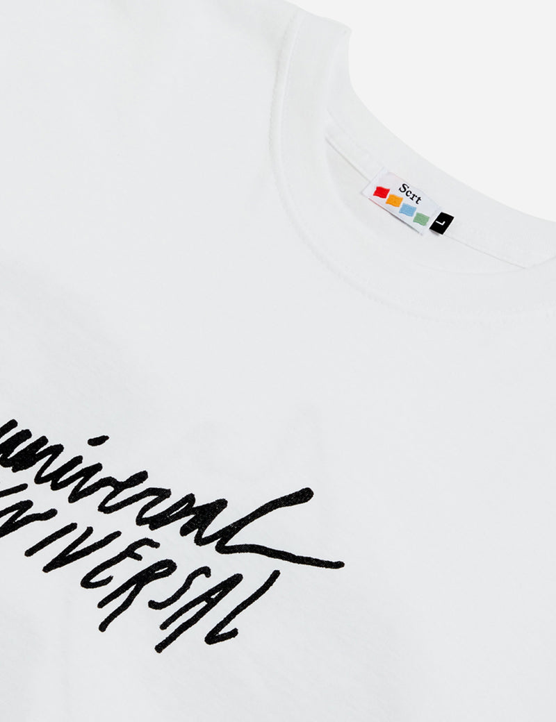 SCRTハーブTシャツ-ホワイト