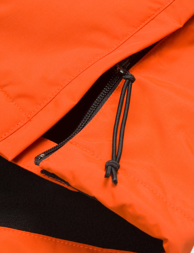 Womens Carhartt-WIP Nimbus Half-Zip Jacket (Fleece Lined) - Persimmon Orange
