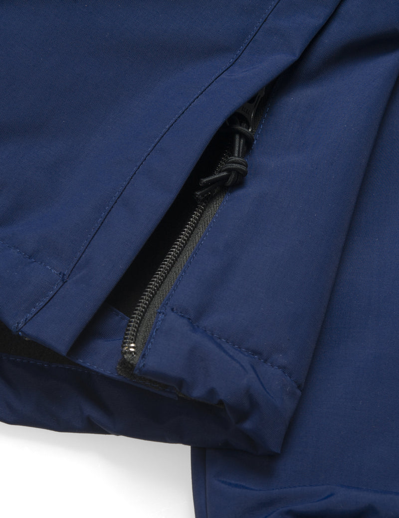 Womens Carhartt-WIP Nimbus Half-Zip Jacket (Fleece Lined) - Metro Blue
