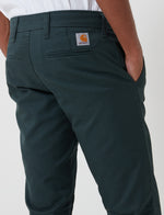 Carhartt-WIP Sid Pant Chino (Slim) - Dark Teal rinsed