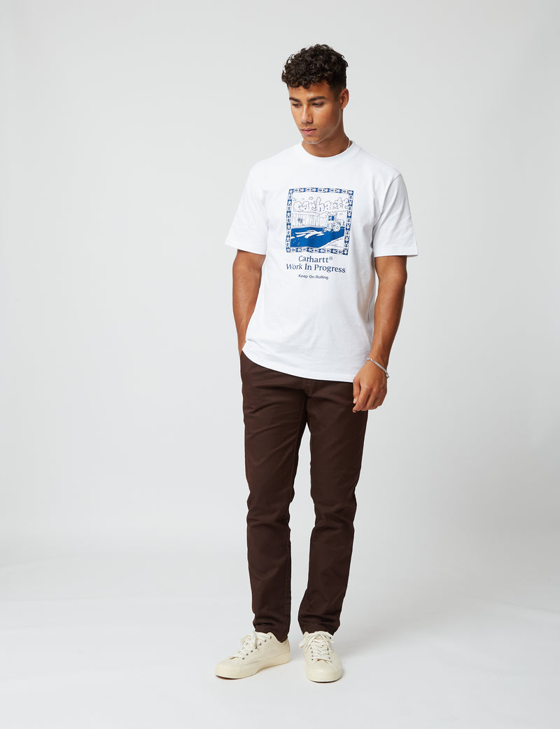 Carhartt-WIP（スリム）-ダークアンバーブラウン
