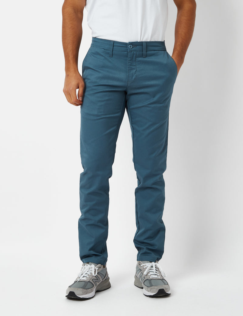 Carhartt-WIP Sid Pant (Slim) - Storm Blue