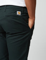 Carhartt-WIP Sid Pant Chino (Slim) - Dark Cedar Green