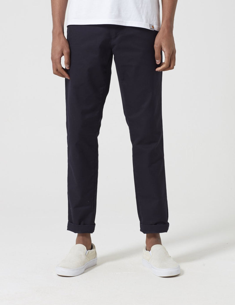 Carhartt-WIP Sid Pant Chino (Slim) - Dark Navy Blue I Urban Excess ...