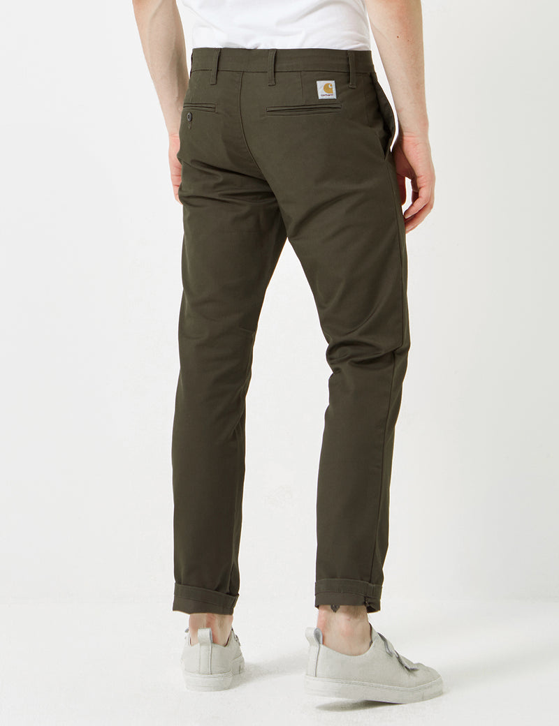 Carhartt WIP Sid Pant Chino (Slim) - Cypress Green