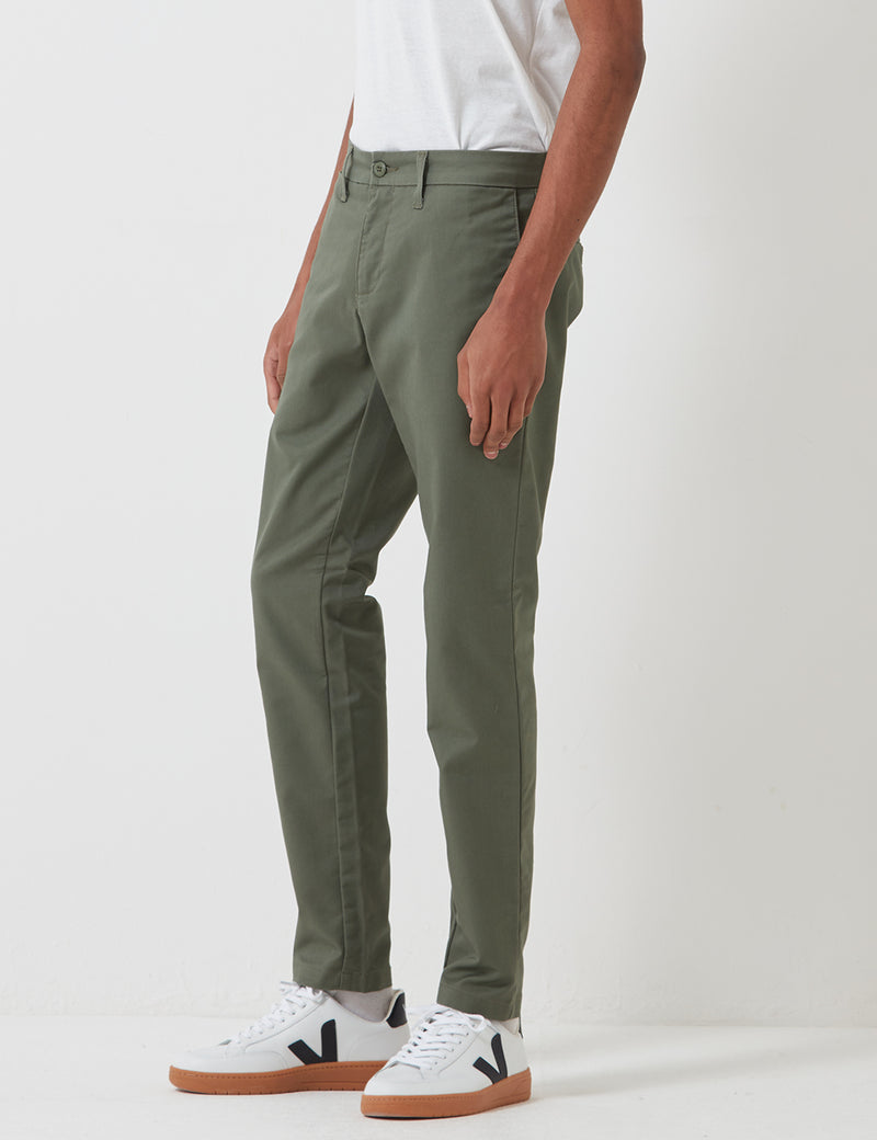 Pantalon Chino Carhartt-WIP Sid (Slim) - Dollar Green