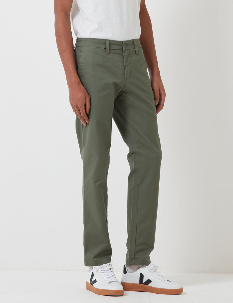 Pantalon Chino Carhartt-WIP Sid (Slim) - Dollar Green