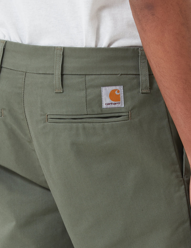 Pantalon Chino Carhartt-WIP Sid (Slim) - Dollar Green