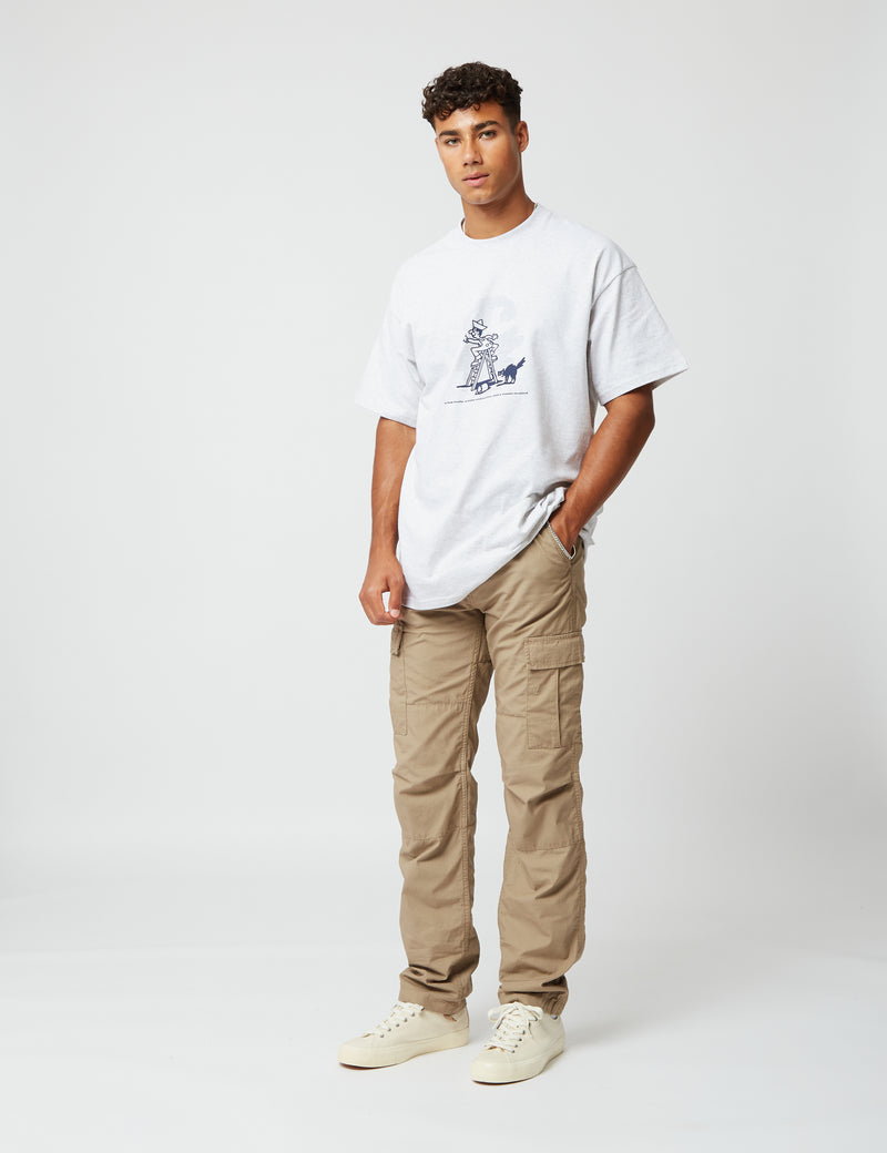 Carhartt-WIP-WIPアビエーションパンツ（リップストップ）-レザーカーキリンス