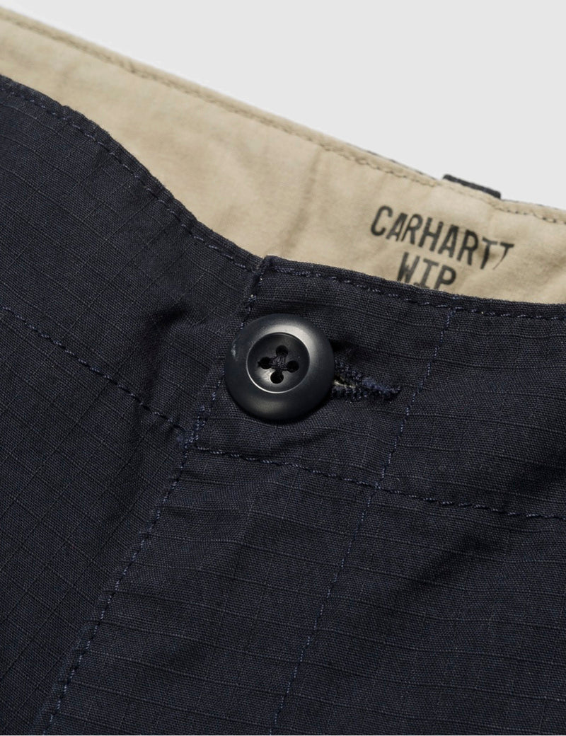Carhartt-WIP Aviation Cargo Shorts - Navy Blue