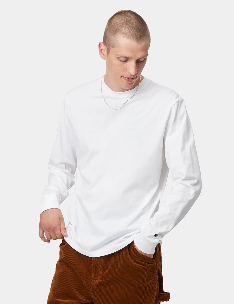 Carhartt Base Long Sleeve T-Shirt - White