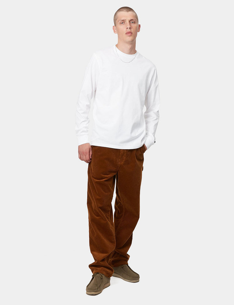 Carhartt Base Long Sleeve T-Shirt - White