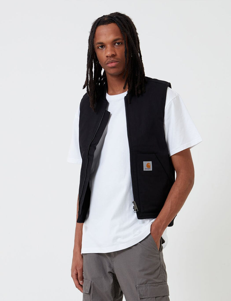 Carhartt-WIP Vest (Organic Cotton)-블랙 리지드