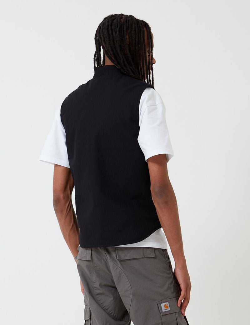 Carhartt-WIP Vest (Organic Cotton) - Schwarz Rigid