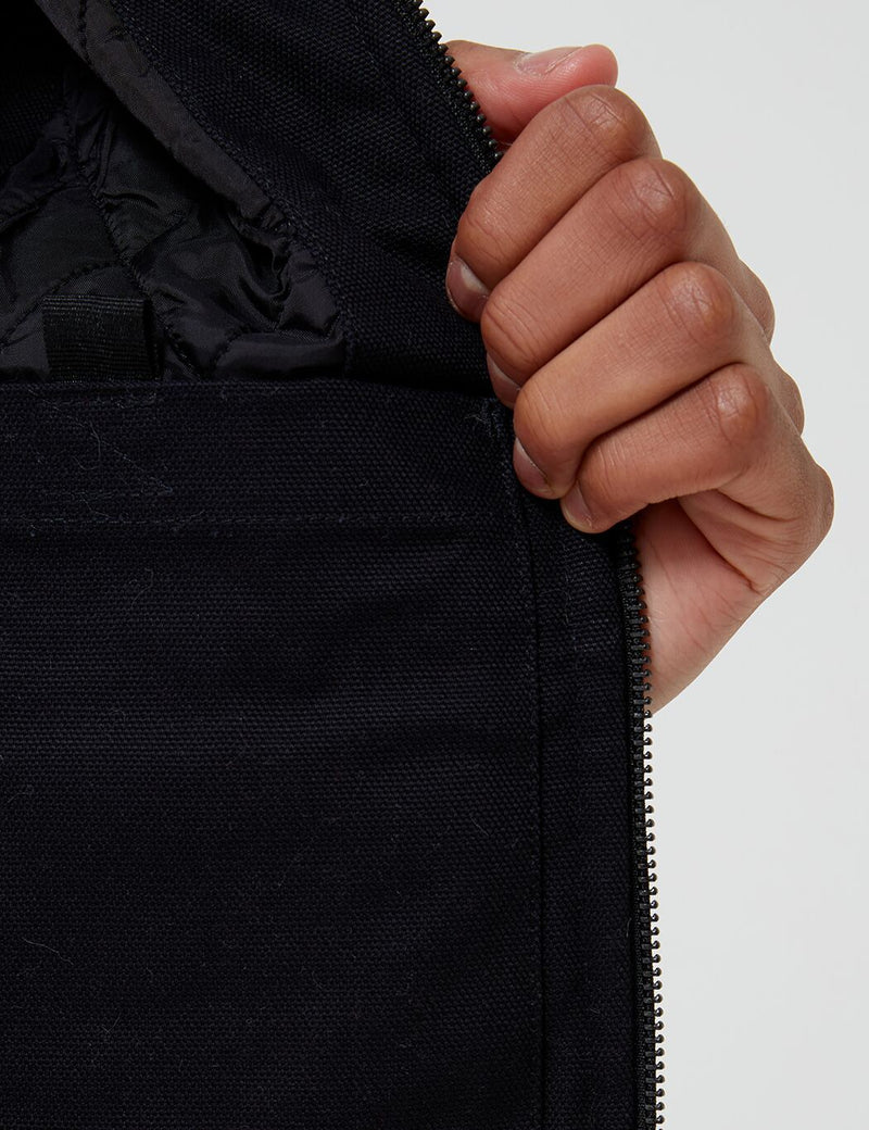 Carhartt-WIP Vest (Organic Cotton) - Black Rigid
