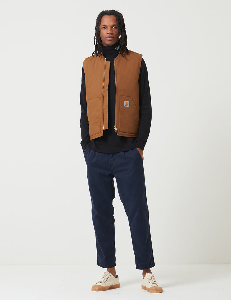 Carhartt-WIP Vest (Lined) - Hamilton Brown Rigid