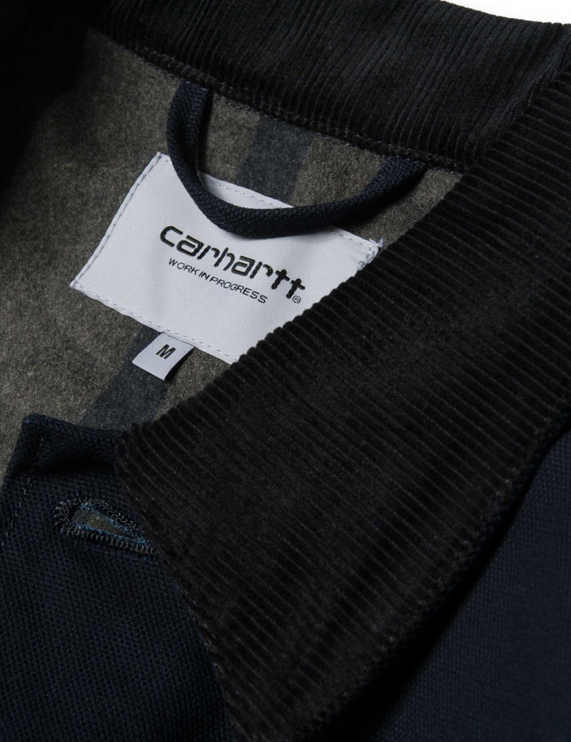 Carhartt-WIP Michigan Chore Jacket (Blanket Lined) - Dark Navy Blue