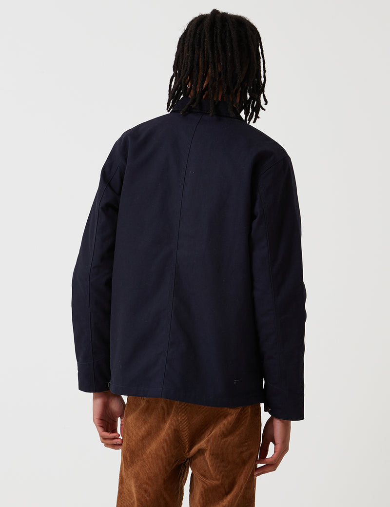 Carhartt-WIP Michigan Chore Jacket (Blanket Lined) - Dark Navy Blue