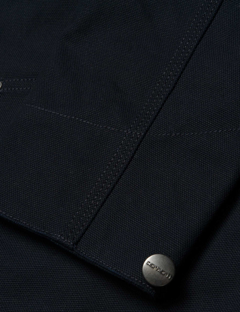 Carhartt-WIP Michigan Chore Jacket (Blanket Lined) - Dark Navy Blue