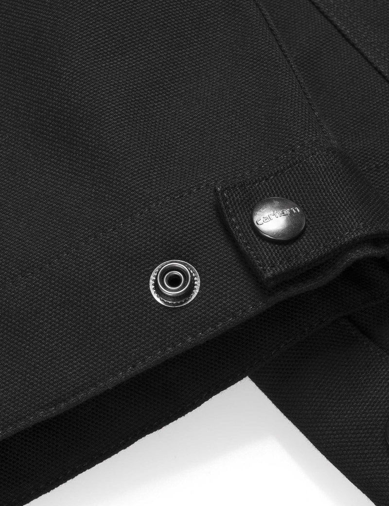 Carhartt-WIP Detroit Jacket (Organic Cotton, 12 oz) - Black rigid
