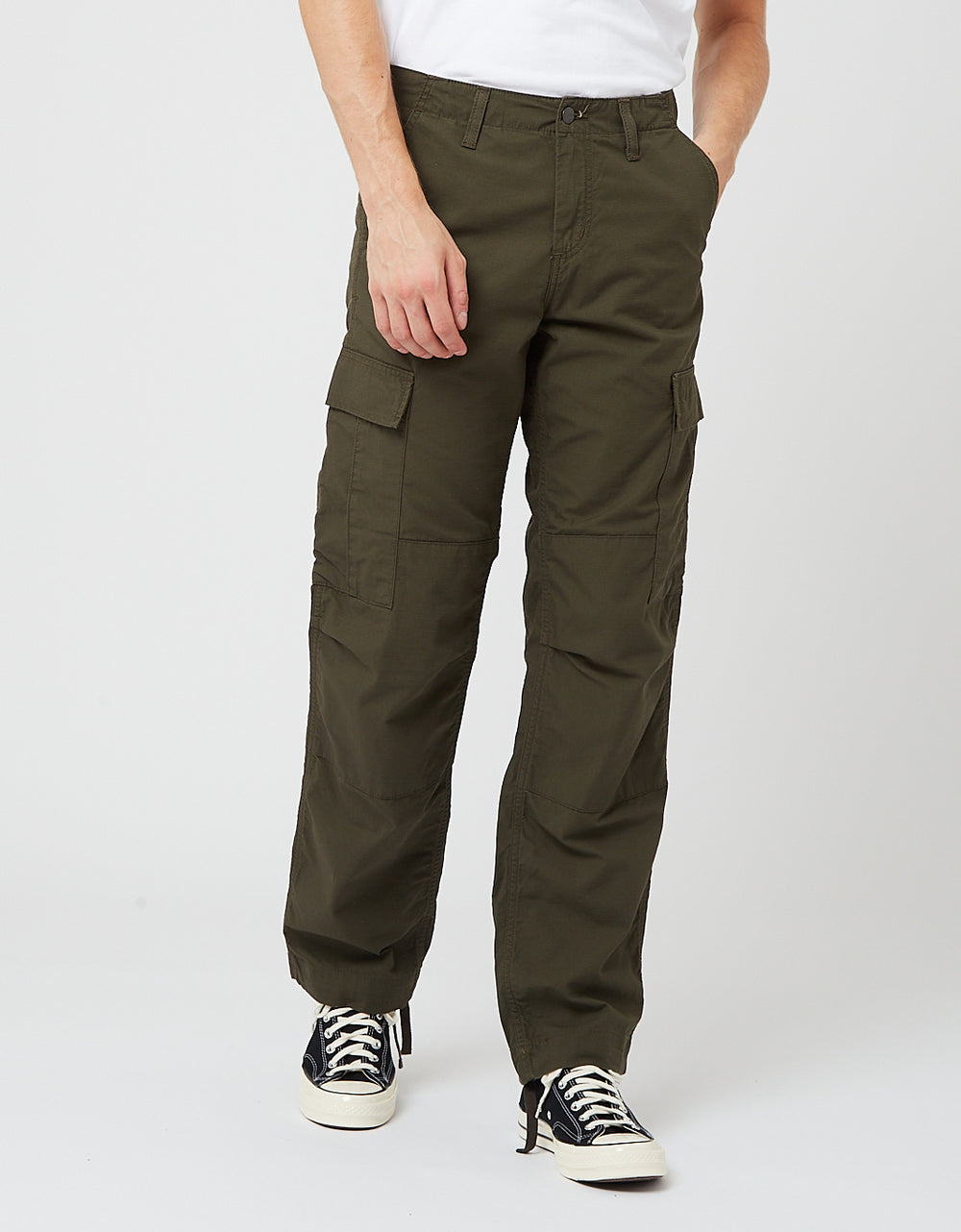 Carhartt-WIPレギュラーカーゴパンツ-サイプレスリンスURBAN EXCESS Carhartt-WIPレギュラーカーゴパンツ-サイプレスリンスURBAN EXCESS