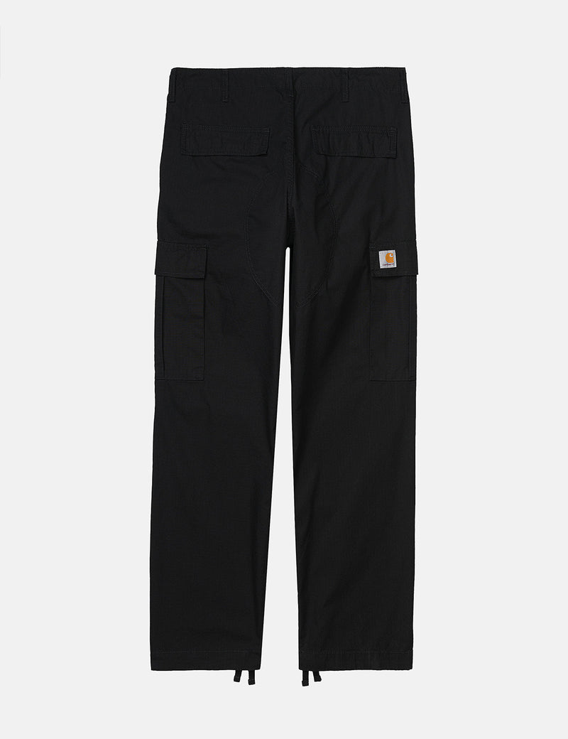 Carhartt-WIP Pantalon cargo régulier (sergé Moraga) - Noir