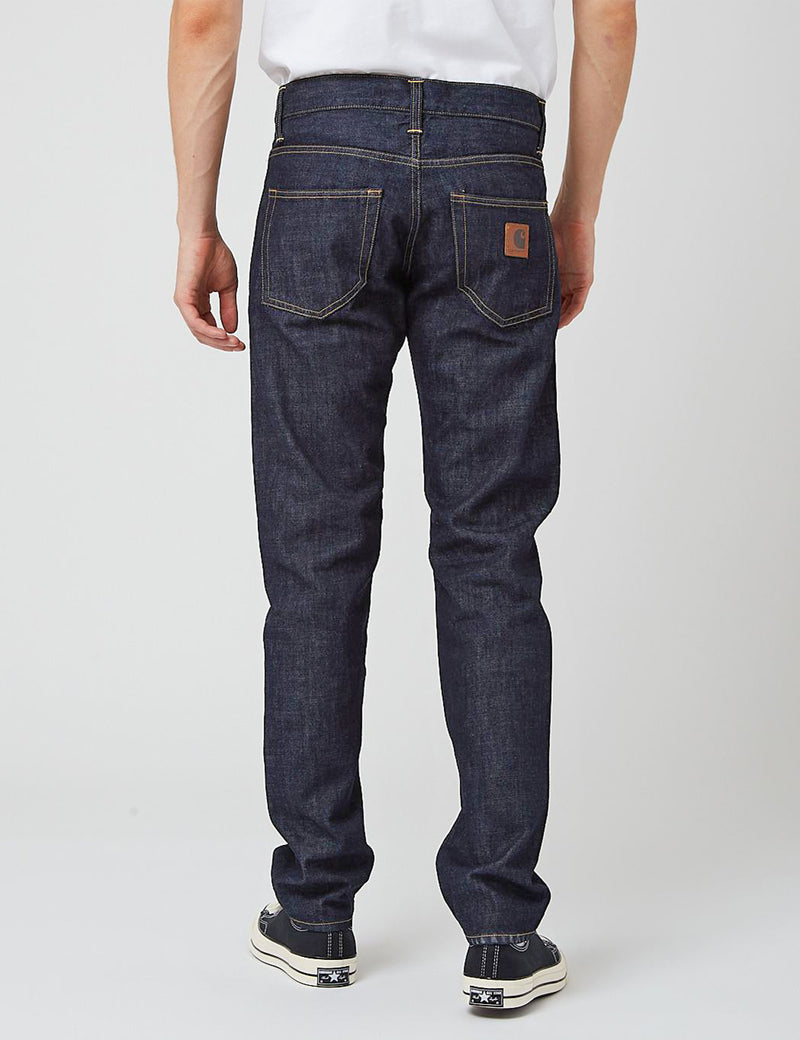 Carhartt-WIP Klondike Jeans (Regular Taper) - Blue, Rinsed
