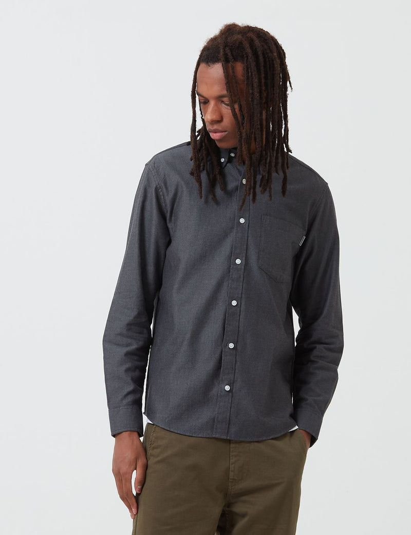 Carhartt-WIP Dalton Shirt (Heavy Rinsed) - Black