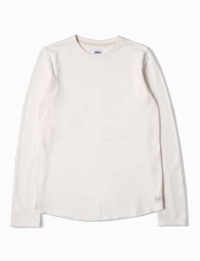 T-Shirt à Manche Longue Edwin Terry - Off White
