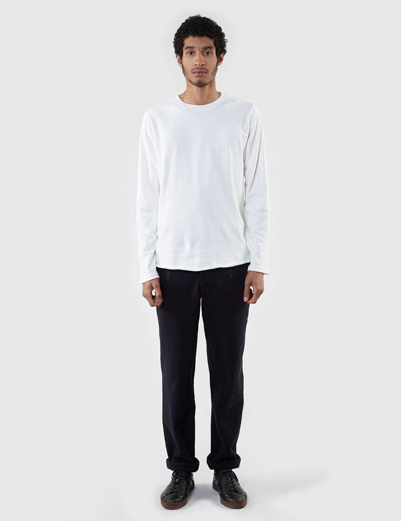 T-Shirt à Manche Longue Edwin Terry - Off White
