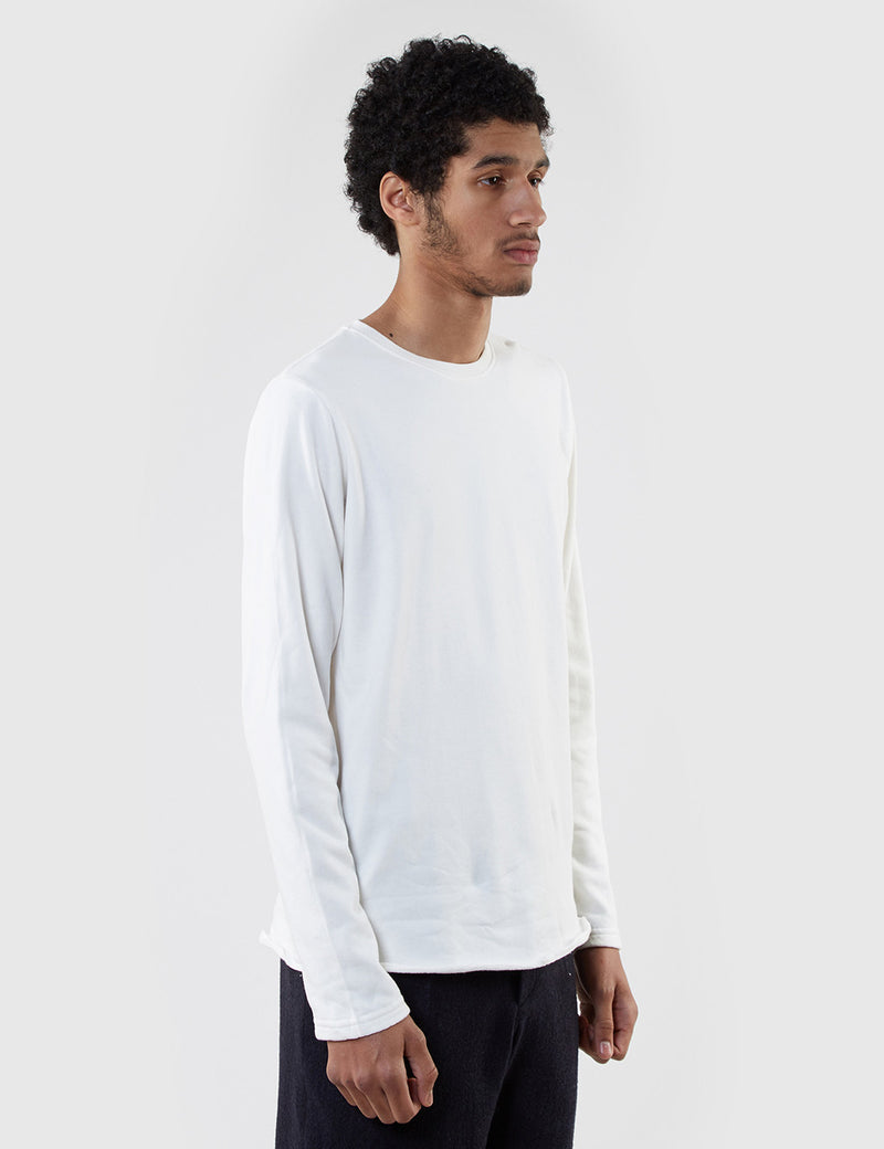 T-Shirt à Manche Longue Edwin Terry - Off White