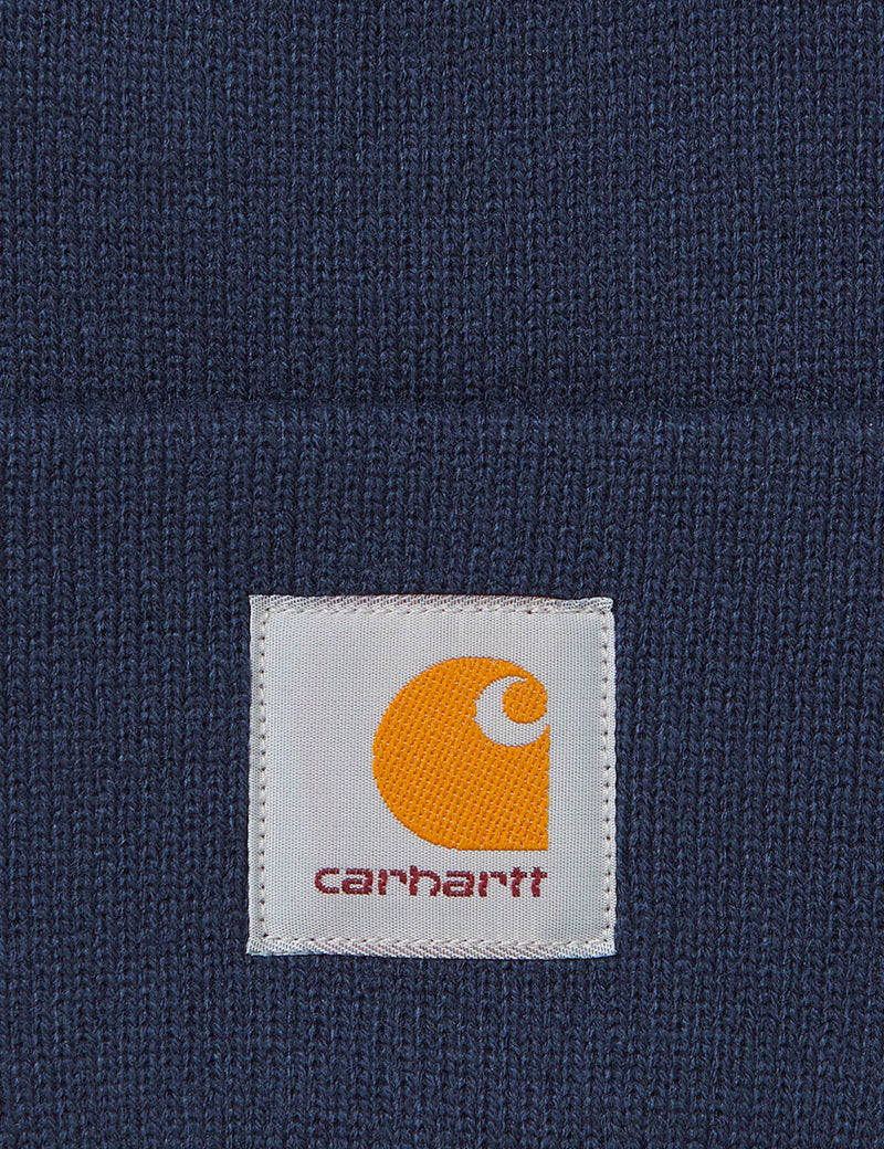 Carhartt-WIP 짧은 시계 모자-스페이스 블루
