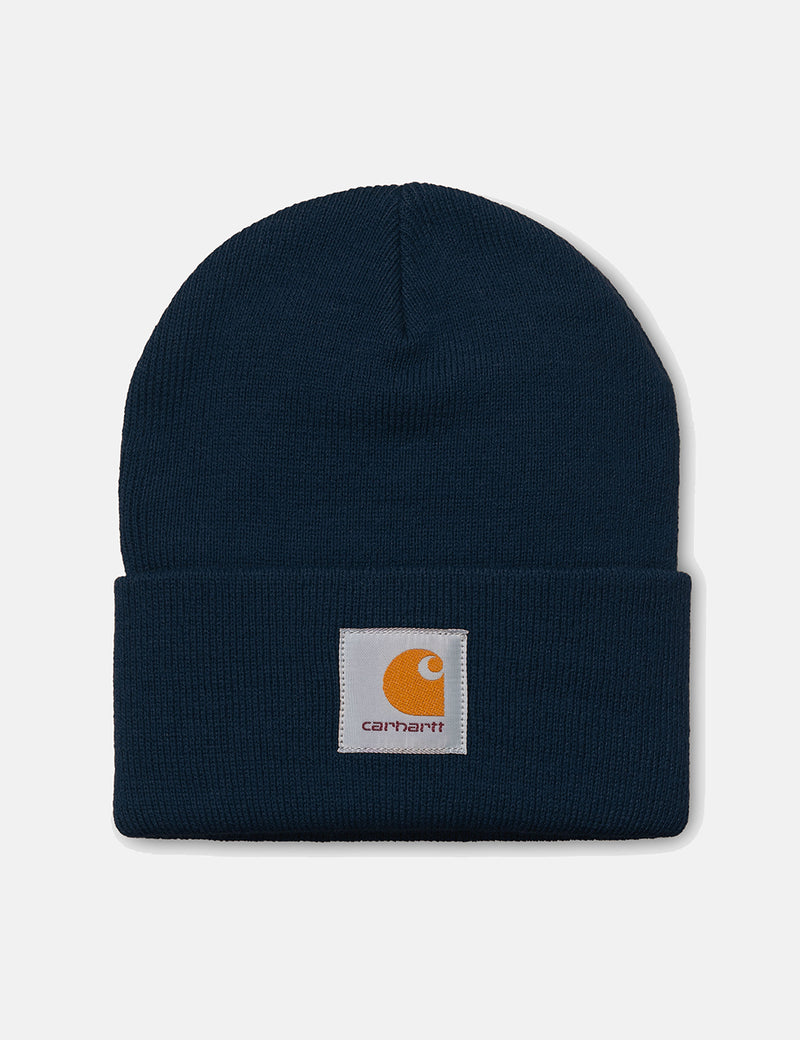 Carhartt-WIP Short Watch Hat - Dark Navy