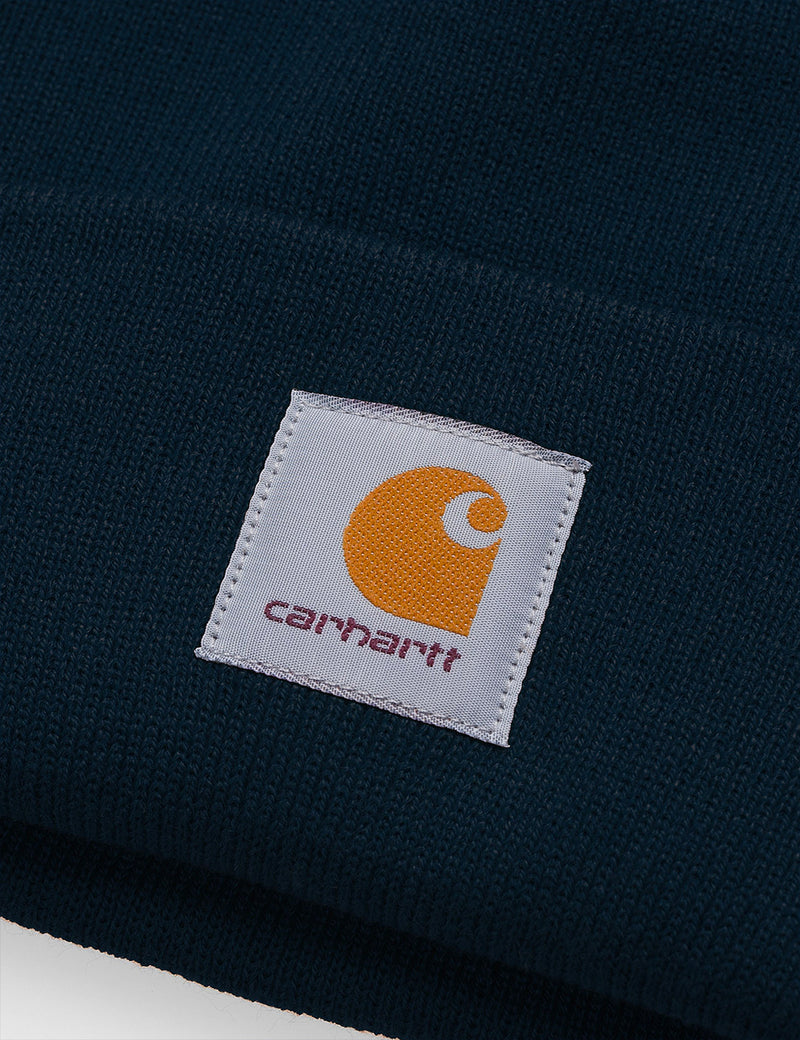 Carhartt-WIP Short Watch Hat - Dark Navy