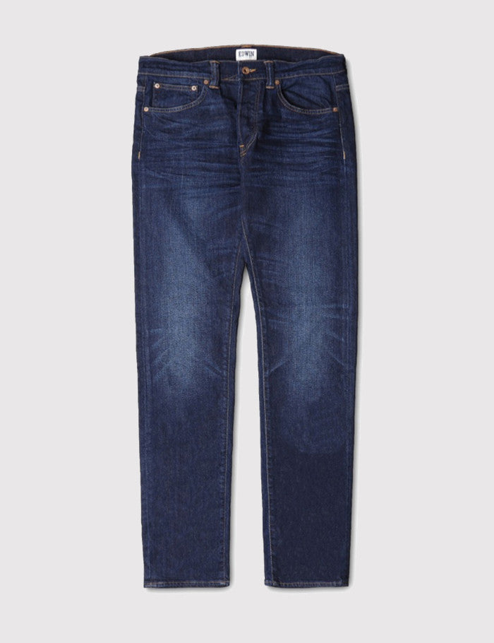 Edwin ED-80 Compact Indigo Jeans 11.5oz (Slim) - Dark Blue Used
