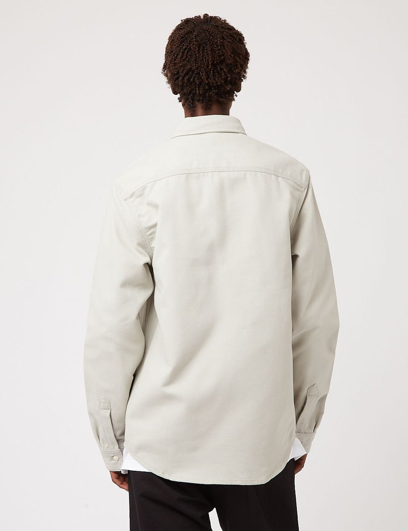 Chemise Carhartt Tony (Rigide) - Blanche Neige