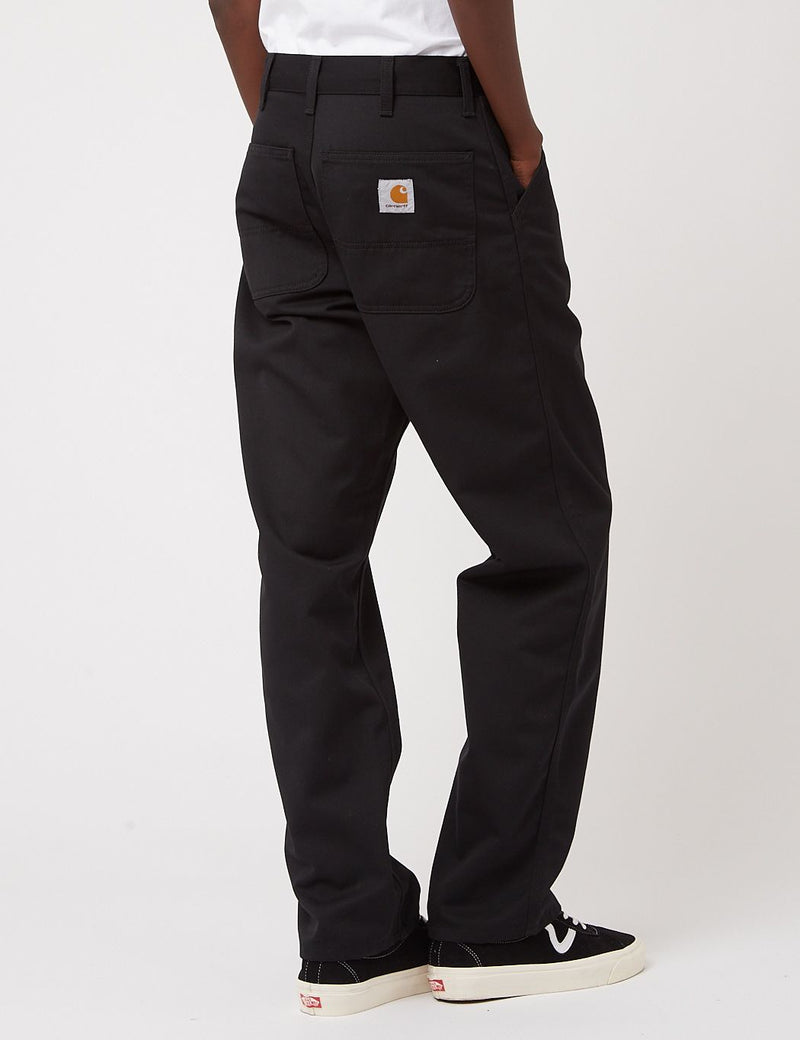 Carhartt-WIP Simple Pant (Relaxed Fit) - Black Rinsed