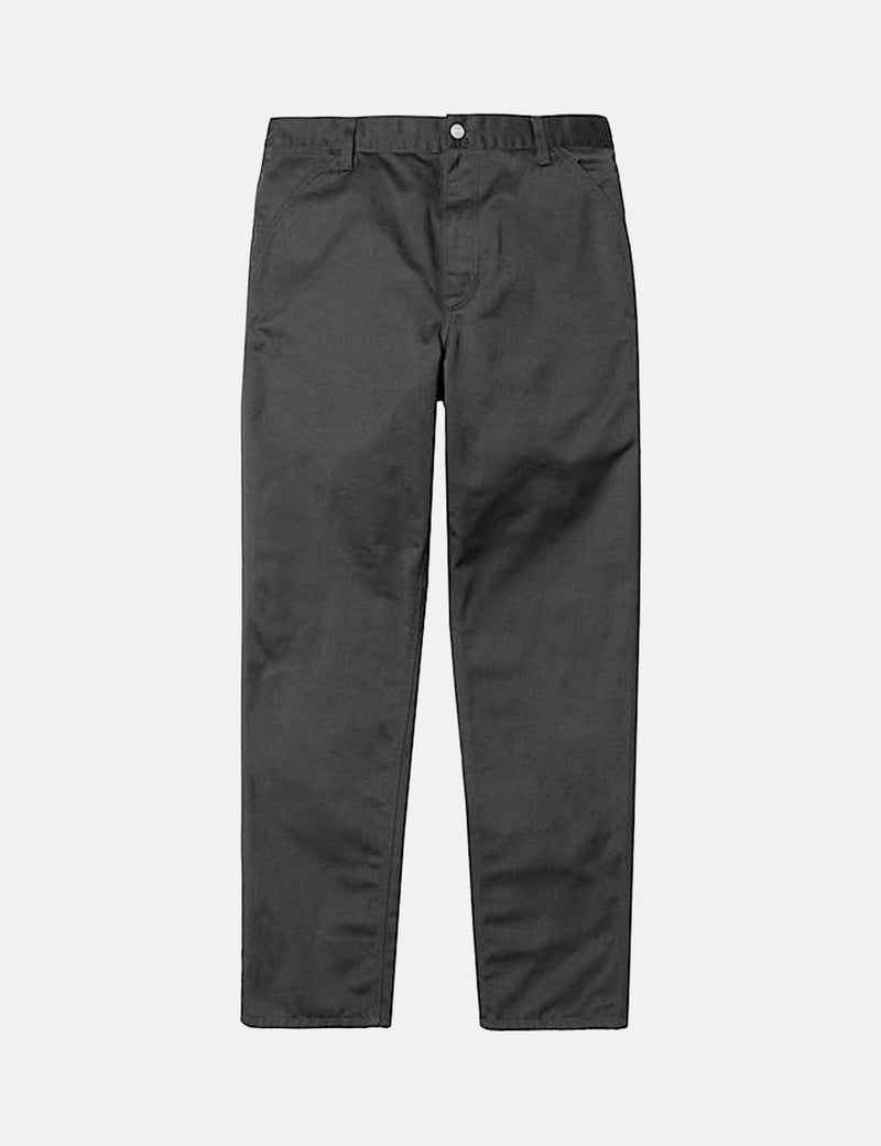 Carhartt-WIP Simple Pant (Relaxed Fit) - Schwarz Rinsed