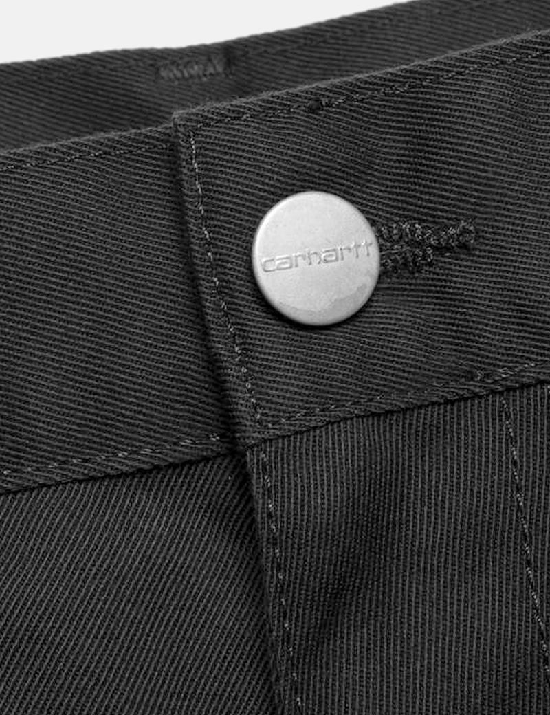 Pantalon simple Carhartt-WIP (coupe décontractée) - Noir rincé