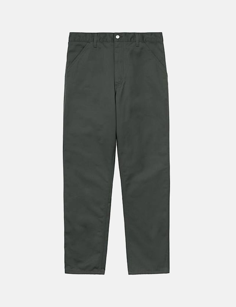 Carhartt-WIP Simple Pant (Relaxed Fit) - Slate Green Rinsed