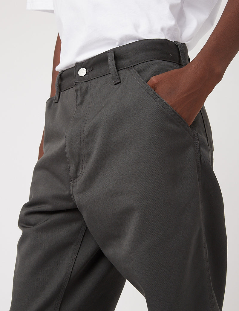 Pantalon simple Carhartt-WIP (coupe décontractée) - Vert ardoise rincé
