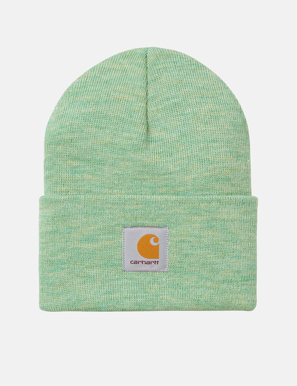 Carhartt-WIPウォッチビーニーハット-ミネラルグリーンヘザー