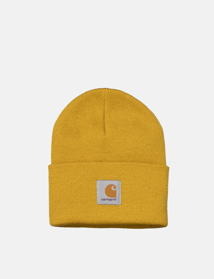 Carhartt-WIP Watch Cap Beanie Hat - Colza Yellow