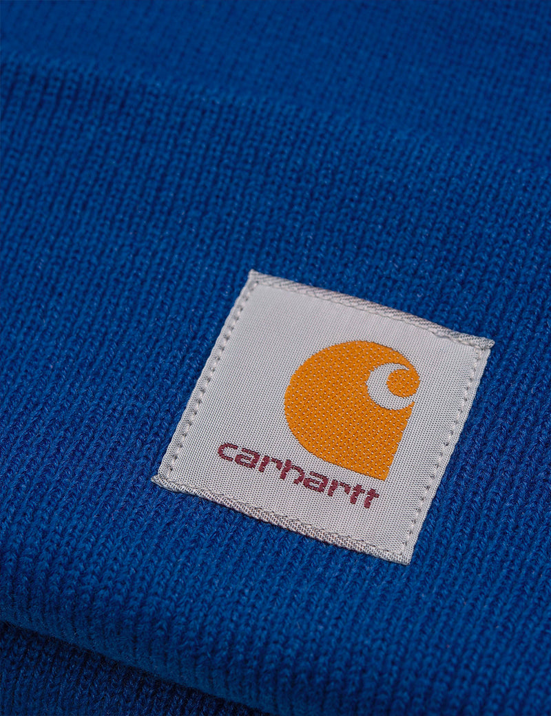 Carhartt-WIP Acryluhr-Strickmütze - Lapis