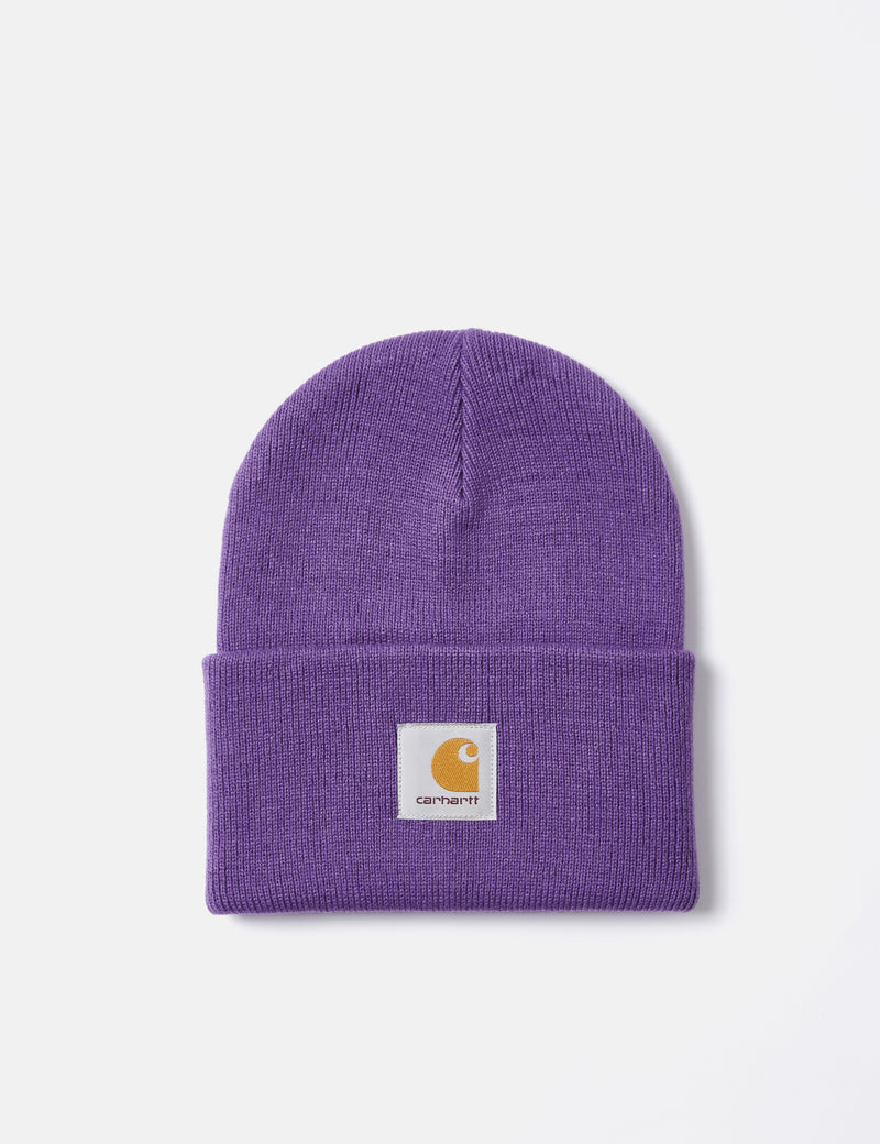 Carhartt-WIP Watch Beanie Hat - Arrenga Purple