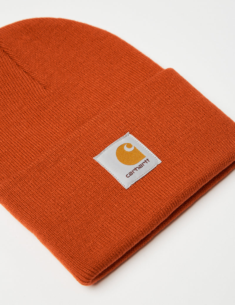 Bonnet Watch Carhartt-WIP orange brique