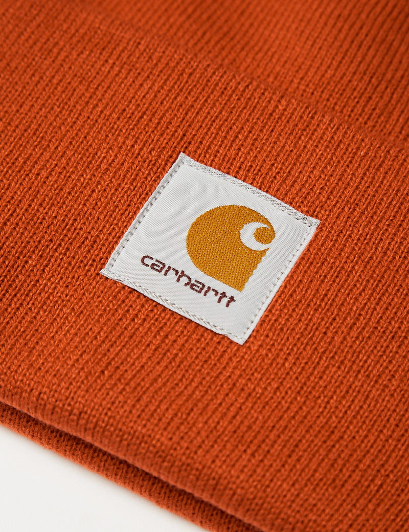 Bonnet Watch Carhartt-WIP orange brique