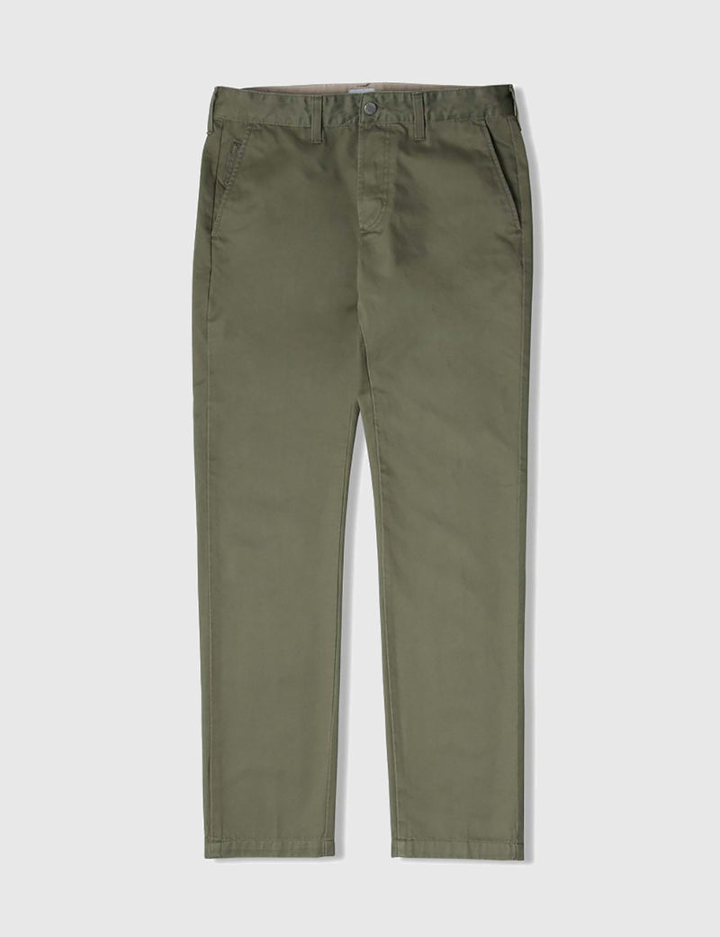 Edwin 55 Chino (Relaxed Tapered) - Military Green
