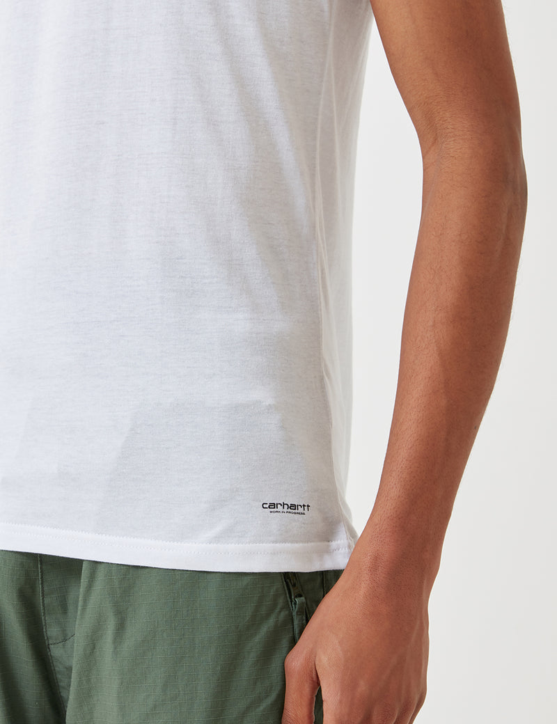 Carhartt-WIP Standard A-Shirt Vest (2 Pack) - White/Grey