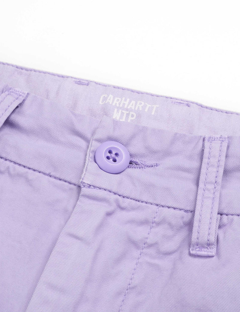 Carhartt-WIP John Shorts - Soft Lavender
